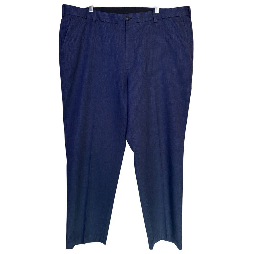 Brooks Brother Micro Check Advantage Chino Clark Pant Size 44x32 Office Travel